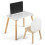 Kids Weaning Table and Chair Set with Chalkboard 3