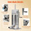 Manual Sausage Stuffer, 11 LBS Capacity, 4 Tubes, 2 Speeds 3