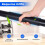 Adjustable Dip Bar Station, 660 lbs Capacity, Black Metal 8