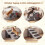 4-Step Grey Pet Stairs, 43 cm High, Washable Cover 7
