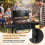 Large Charcoal Grill with Folding Tables and Thermometer 7