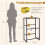 3-Tier Metal Drink Crate Rack with Shelf and Hooks 7