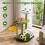 Indoor Cat Tree Tower with Perches and Hammock - Green 7