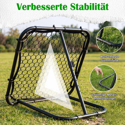 Football Rebounder 85x85 cm, 5 Angles, Foldable 1