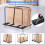 Heavy Duty Folding Table Cart with Lockable Wheels 4