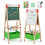 Adjustable Kids Art Easel with Magnetic Chalkboard & Whiteboard 2