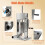 Manual Sausage Stuffer, 7 LBS Capacity, 4 Tubes, 2 Speeds 2
