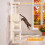 168 cm Multi-Level Cat Tower with Hammock and Condo 5