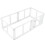Clear Plastic Dog Playpen with Secure Locking Door, 6 Panels 6