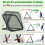 Football Rebounder 85x85 cm, 5 Angles, Foldable 4