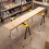 Folding Saw Horses, 2 Pack, Adjustable Heights, Yellow 8