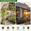 Metal Garden Arch with Arched Top for Climbing Plants 6