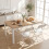 4 Pack White Folding Chairs with Heavy Duty Metal Frame 2