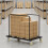 Heavy Duty Folding Table Cart with Lockable Wheels 8