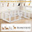 Clear Plastic Dog Playpen with Secure Locking Door, 6 Panels 8