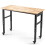 Height-Adjustable Mobile Workbench with Rubberwood Top 4