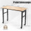 Height-Adjustable Mobile Workbench with Rubberwood Top 5