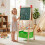 Adjustable Kids Art Easel with Magnetic Chalkboard & Whiteboard 7