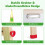 Adjustable Kids Art Easel with Magnetic Chalkboard & Whiteboard 8