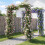 7 FT Metal Garden Arch Arbor for Climbing Plants 3