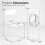 4 Pack White Folding Chairs with Heavy Duty Metal Frame 5