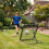 Football Rebounder with Adjustable Angles and Ground Stakes 7