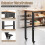 Height-Adjustable Mobile Workbench with Rubberwood Top 8