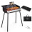 Portable Charcoal Grill, Detachable Legs, Adjustable Grate 7