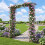 7 FT Metal Garden Arch Arbor for Climbing Plants 5