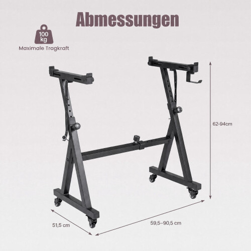 Adjustable Keyboard Stand for 49-88 Key Electric Pianos 1