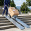 Folding Loading Ramps, 400 KG Capacity, 2-Pack, Silver 2