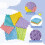 Interlocking Sensory Mats, 6 PCS, Multi-Colored TPE, 12"x12" 5