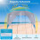 Beach Shelter Umbrella UPF 50+ with Side Panels, Turquoise 7