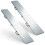Folding Loading Ramps, 400 KG Capacity, 2-Pack, Silver 3