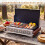 Folding Charcoal Grill, Adjustable Heights, 4-Sided Ventilation 4