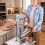 Manual Sausage Stuffer, 15 lbs Capacity, 4 Tubes, 2 Speeds 7