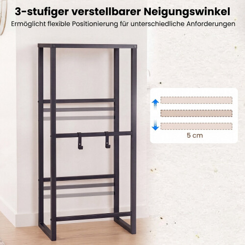 Heavy-Duty Metal Beer Storage Rack, 3-Tier, Adjustable Shelves 2
