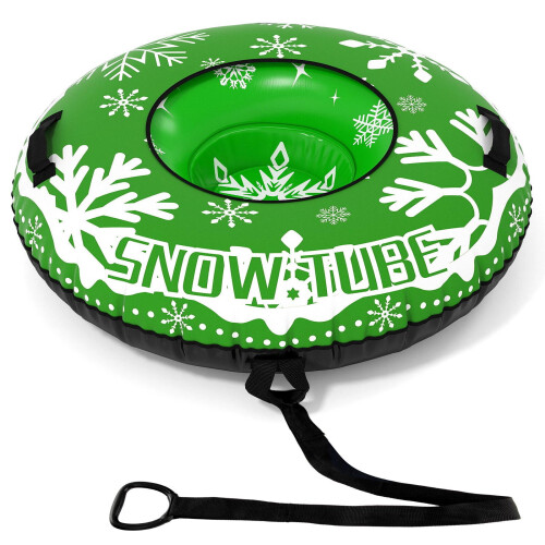 42" Heavy-Duty Inflatable Snow Tube with Tow Strap 1