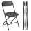 4 Pack Black Folding Chairs with Heavy Duty Metal Frame 8