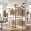 Wall Mounted Black Pipe Clothing Rack with 2 Rods 2