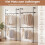Wall Mounted Black Pipe Clothing Rack with 2 Rods 4
