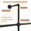Wall Mounted Black Pipe Clothing Rack with 2 Rods 7