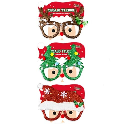 Assorted Christmas Novelty Glasses