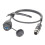 IP67 Industrial USB 3.0 Connection Cable USB A Female to M12 5Pin B Code Flush Compatible IFM EC2099 B 1