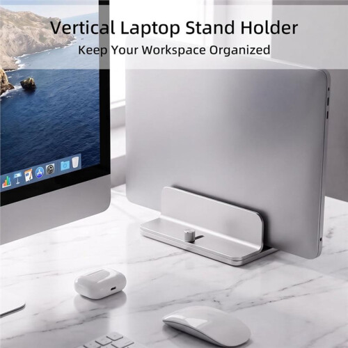 Supporto Verticale In Alluminio per Laptop, Dock Regolabile per  Pro Air, per Surface, per , per , per 2