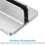 Supporto Verticale In Alluminio per Laptop, Dock Regolabile per  Pro Air, per Surface, per , per , per 6