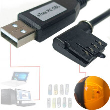Cabo de Atualização Etrex Eplug de 4 Pinos para Camo Vista Venture Summit Legend EMap Geko 201 301 Flash UPG PC