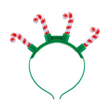 Candy Cane Light Up Christmas Fancy Dress Headband