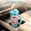 Resemugg, Reservmugg för  BlendBOSS DB351 DB301, Läckagesäkert Lock, Avtagbart Sugrör 6