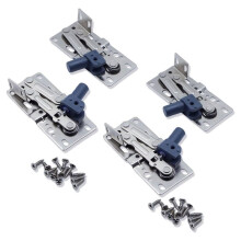 Soft-Close Pivot Hinges 4-Pack, Silent Tip Out Tray & Cabinet Hinges, Heavy-Duty Self-Closing for Kitchen/Bathroom